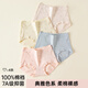頂瓜瓜頂呱呱內褲女棉質(zhì)印花透氣抑菌女士高腰三角內褲4條裝165