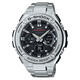 卡西歐（CASIO）G-SHOCK系列新款商務(wù)休閑三眼多功能太陽能電波多功能男士手表 GST-W110D-1AJF