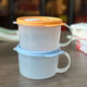 特百惠（Tupperware）460ml微波加熱湯碗冷藏保鮮飯菜塑料飯盒上班族學(xué)生午餐便當(dāng)盒 460ml湯碗藍(lán)+橙