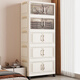 梵格仕免安裝收納柜折疊家用多層儲物簡(jiǎn)易衣柜一體靠墻客廳臥室置物柜子 73CM面寬丨混色 5層丨實(shí)力工廠(chǎng)/現貨速發(fā)