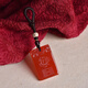 唐懷瑟五行缺火補火的飾品屬火天然紅瑪瑙吊墜離為火卦喜火朱砂朱雀掛件 紅瑪瑙-鑰匙扣款