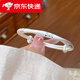 慕寶琳足銀9999純銀手鐲女小眾設(shè)計感調(diào)節(jié)小清新可愛貓咪足銀鐲子禮物 足銀9999實心貓咪手鐲約20克