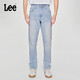 Lee25新品726標準中腰直筒五袋款淺藍男牛仔褲潮流