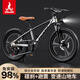 Phoenix兒童自行車鎂合金中大童6-10-14歲單車18-22寸男女孩小學(xué)生山地車 陸虎- 神秘銀- 減震碟剎變速一體輪 22寸（建議身高140cm-160cm）