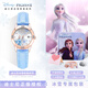 迪士尼（Disney）兒童手表6-12歲只看時(shí)間女防水初中小學(xué)生指針石英表女孩生日禮物 愛(ài)莎公主-藍色