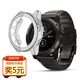 猜那適用Garmin佳明飛耐時5 plus 6X fenix7 pro 245保護套 殼 防塵塞 充電線 鋼化膜 透白【保護套】++2個黑色防塵塞 fenix6