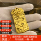 佩瑄麒麟納福吊墜足金999包白銀祥云護(hù)身符頸墜金包銀男女情侶無事牌 麒麟無事牌【金包銀】