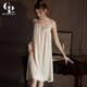 GP Memory性感睡衣女夏季純欲風(fēng)吊帶睡裙寬松可外穿少女家居服送閨蜜禮盒裝 奶油杏 M 【推薦80-100斤】