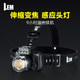 LEM頭燈可變焦感應(yīng)趕海夜釣頭戴式強(qiáng)光充電遠(yuǎn)射防水工作礦燈釣魚