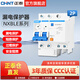 正泰（CHNT）漏電保護(hù)器帶空氣開關(guān)斷路器過載保護(hù)2p家用防漏電三相空開漏保 2P 63A
