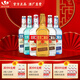 永豐牌北京二鍋頭白酒出口小方瓶清香型白酒全家福合家歡送禮白酒正品酒 42度 500mL 6瓶 全家福
