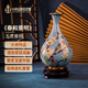中外琺瑯美術(shù)館玉堂平安 四季花瓶春 景泰藍禮品生日禮物客廳書房辦公室新年禮物