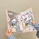 威睿賓【店鋪】工作KT貓蘋(píng)果ipad10保護套pro平板殼3+y折air6帶筆槽5/4卡通9/8代 Mini6(8.3寸) 雙面圖3+y折亞克力-惡搞KT