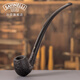 沙芬（SAVINELLI）珍藏石楠木煙斗傳統老式606叼斗百年實(shí)木30年根老料意大利進(jìn)口 【長(cháng)桿閱讀斗 彎式3mm煙道】