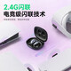 YIVOICE奕聲2.4G超低延遲電競開放式耳機 白色
