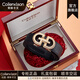 coilenklaon法國品牌 男士皮帶男真皮皮帶自動(dòng)扣腰帶頭層牛皮壓花送男士禮物 輕奢金色（高檔實(shí)木禮盒裝）