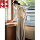 JEZEHEYGIRL冷淡系感干練氣質(zhì)時(shí)尚職業(yè)襯衫褲子兩件套裝女夏 套裝 【z】 M 【建議95-110斤】