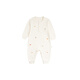 white wheat新生嬰幼兒2024春季新款純棉連體衣寶寶洋氣爬服哈衣 米色 73cm