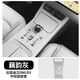 比亞迪漢中控水杯硅膠保護(hù)墊全包排擋面板保護(hù)膜車內(nèi)裝飾用品配件 20-25款比亞迪漢中控墊(藕韻灰）