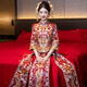 龍鳳褂新娘2025新款秀禾服婚服大碼胖妹妹顯瘦敬酒服大五福出閣服 517龍鳳褂 M (胸圍88體重100）