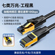 山澤 七類(lèi)網(wǎng)線(xiàn)純銅 CAT7七類(lèi)屏蔽8芯雙絞線(xiàn) 工程級萬(wàn)兆網(wǎng)絡(luò )連接線(xiàn) 電腦寬帶家用網(wǎng)線(xiàn)兼容2.5g成品跳線(xiàn) 七類(lèi)多重屏蔽-萬(wàn)兆圓線(xiàn) 黑色 10米