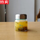 特拉法德國(guó)進(jìn)口品質(zhì)迷你水杯玻璃杯女小巧便攜隨手杯可愛(ài)小號(hào)耐熱花茶清 藍(lán)色 送杯刷+灰杯套 150ml
