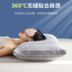 枕頭枕芯頸椎枕靜音枕一對(duì)塌陷家用高檔專用高枕芯護(hù)勁椎防螨專用 B類 波紋款【高枕】950克 一只加枕套
