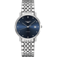浪琴（LONGINES）手表博雅系列休閑時尚商務(wù)男表瑞士自動機械男士手表 L4.910.4.97.6鋼帶藍盤39mm