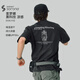 714street【涼感防曬】戶外燈印花短袖T恤男2025夏季新款國(guó)潮男士t恤上衣 深灰色 XL