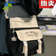 YIHA補習袋日系ins風(fēng)學(xué)院風(fēng)包包女 韓版大容量斜挎包少女學(xué)生上課通勤 黑色[單肩斜挎+手提] 單肩包[防水布料]