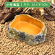 OEING烏龜喂食盤(pán)爬寵水盆食盆蜥蜴陸龜黃緣角蛙蛇守宮爬蟲(chóng)用品龜缸造景 小號食盆
