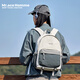 Mr.ace Homme輕便旅行背包女防水徒步登山雙肩包大學(xué)生電腦書包微風(fēng)藍常規(guī)款