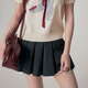 麓格立百褶裙女春夏短裙jk制服小裙子學(xué)院風(fēng)高腰防走光a字遮胯百搭短裙 百褶裙M【90-105斤】