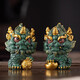 BOSSY故宮風文創(chuàng)招財瑞獸麒麟一對桌面擺件創(chuàng)意工藝品禮品辦公室裝飾品 麒麟一對【禮盒裝】