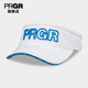 PRGR高爾夫球帽男士無(wú)頂帽golf運動(dòng)遮陽(yáng)帽子 軟帽檐 吸汗速干 白藍 PV-105