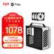 方糖機(jī)械大師 酷方 C34PLUS 小型 ATX 手提便攜機(jī)箱  支持240水冷+長(zhǎng)顯卡，機(jī)箱+12cm ARGB風(fēng)扇 優(yōu)惠套裝 月光銀 機(jī)箱+風(fēng)扇三聯(lián)包優(yōu)惠套裝