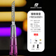 戰(zhàn)鯊 ARMED SHARK7系海妖V3版蝴蝶刀未開刃練習訓練刀折疊兒童甩手玩具耍刀未開刃 銀粉漸變/T型方頭（石洗銀刃）
