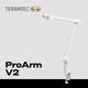 TERRATEC 坦克 ProArm V2 麥克風(fēng)懸臂支架直播游戲配音電競萬(wàn)向折疊支架 Pro Arm V2 麥克風(fēng)懸臂支架-白色
