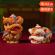 銅師傅獅舞吉祥《吉祥如意醒獅(一對(duì))》獅子開(kāi)業(yè)喬遷新婚裝飾品工藝禮品 吉祥如意醒獅（套裝）