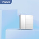 Aqara智能開關(guān) 遙控開關(guān) 已接入蘋果HomeKit 智能家居 卡農(nóng)三鍵 初雪白