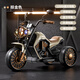 柏德士?jì)和婢唠妱?dòng)遙控車(chē)高端玩具1-5歲6-10歲男女寶寶幼兒園生日禮物 棕金色【尊享版】 遙控+雙驅+大電瓶/（續航4-5h）