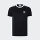 阿迪達(dá)斯（Adidas）三葉草男子 3-STRIPES TEE 短袖 KB2459 黑色 XL