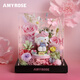 AMYROSE永生花束helloKitty哈嘍凱蒂貓禮盒擺件高級感生日七夕情人節(jié)禮物 HelloKitty—Monday早起搬磚