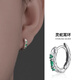 Lnieer925銀耳環(huán)男士耳圈高級(jí)感靈蛇耳扣單只小眾設(shè)計(jì)冷淡風(fēng)男生耳飾品 靈蛇耳環(huán)一只【925銀】