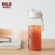 無印良品（MUJI）共聚酯 便攜水杯高顏值透明水杯運動水杯 透明 550ml