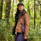 FJALLRAVEN北極狐2025春夏新款男女戶外G1000夾克徒步旅行軟殼衣外套夾克 248木棕【082512061-女】 M 【AM】