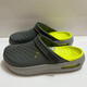 卡洛馳crocs 洞洞鞋LiteRide克駱格三代防滑涼拖鞋男女情侶沙灘鞋休閑鞋 石板灰 43 M9=42/43
