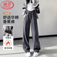 浪莎褲子闊腿香蕉褲秋冬加絨高腰顯瘦運(yùn)動(dòng)褲女寬松美式休閑褲百搭衛(wèi)褲