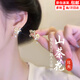 栢啟歆耳夾 山茶花耳夾女無(wú)耳洞耳環(huán)法式復(fù)古耳釘小眾輕奢高級(jí)感耳飾 山茶花耳夾【一對(duì)】