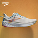 布魯克斯（BROOKS）Launch 11啟速  跑鞋男女款平衡版競速運動跑步鞋 【男版】白色/柔灰色/寶藍色 41